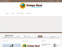 Tablet Screenshot of hostalcampobase.cl